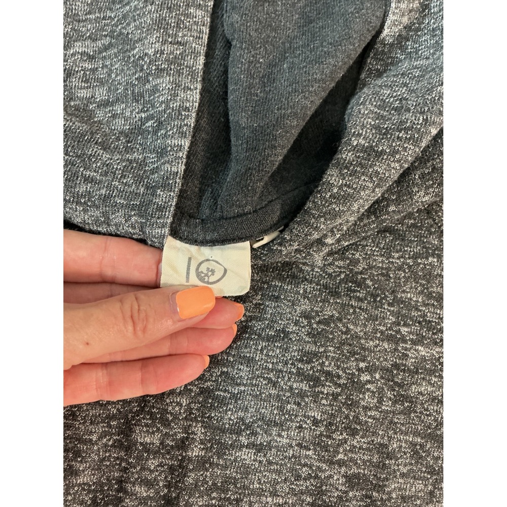 tentree Gray Space Dye Knit Hoodie Pullover Women's Size M - Picture 2 of 10